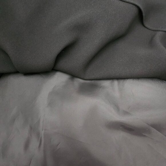 Jones New York Noir Halter Black Silk Waist Midi Party Cocktail Dress - Picture 10 of 11